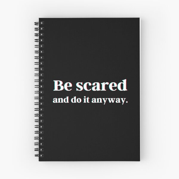 Item preview, Be scared and do it anyway. designed and sold by PostiveText.