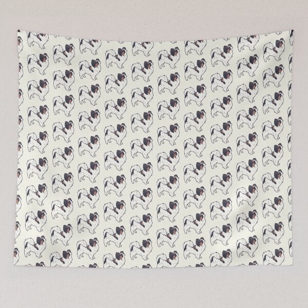 Item preview, papillon dog illustration  designed and sold by Mayarart.