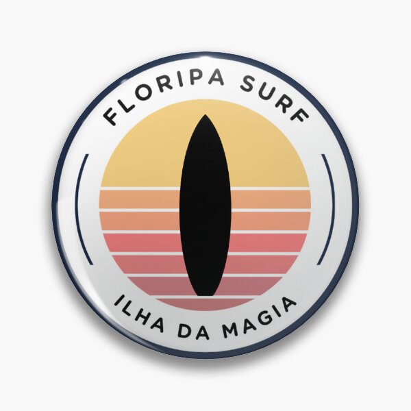Item preview, Floripa Surf board - Ilha da Magia - Santa Catarina, Florianópolis, Brazil retro vintage design designed and sold by Intermundium.