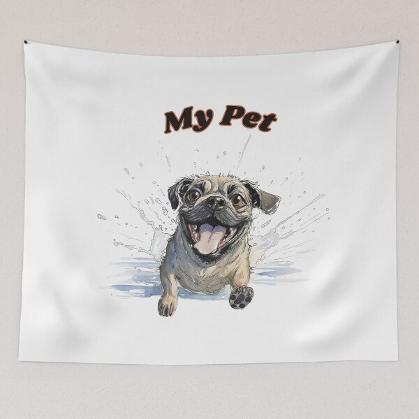 Item preview, My Pet - Pug designed and sold by LittleWorldShop.