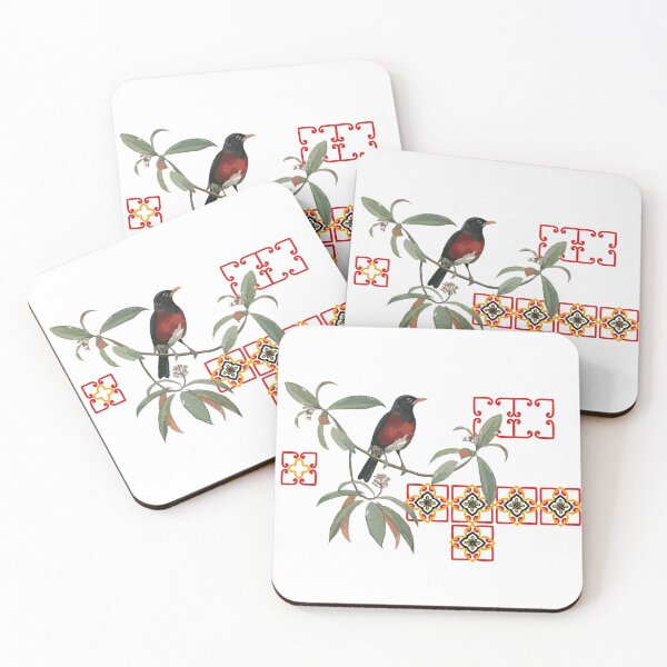 Item preview, A Collage of Avian Elegance, Linear Blooms, and Artistic Motifs designed and sold by atelierhol.