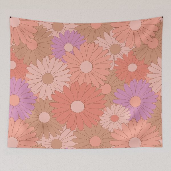 Item preview, Retro Daisy Flowers V designed and sold by Sumaia Sharmin.
