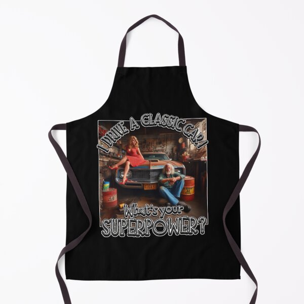 Item preview, I DRIVE A CLASSIC CAR, whats your SuperPower? V8 Classic designed and sold by Michael van der Hoorn.