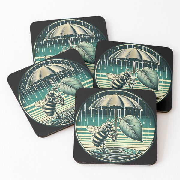 Item preview,   Bee in the Rain designed and sold by TOMASZ-ART.