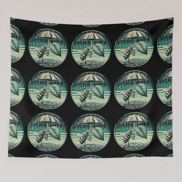 Item preview,   Bee in the Rain designed and sold by TOMASZ-ART.