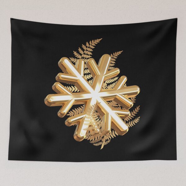 Item preview, snowflake, gold designed and sold by LYDIA0304.