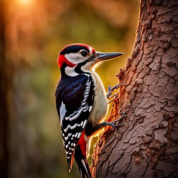 Artwork thumbnail, Woodpecker by LenCarol