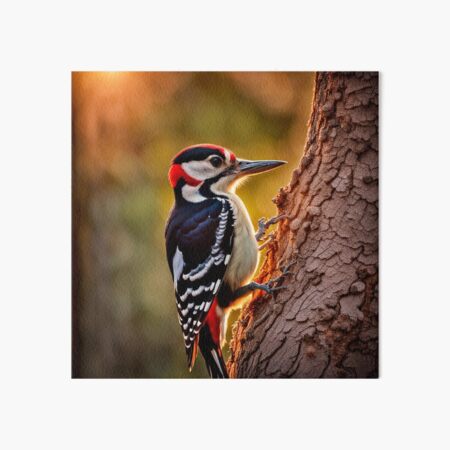 Woodpecker Art Board Print