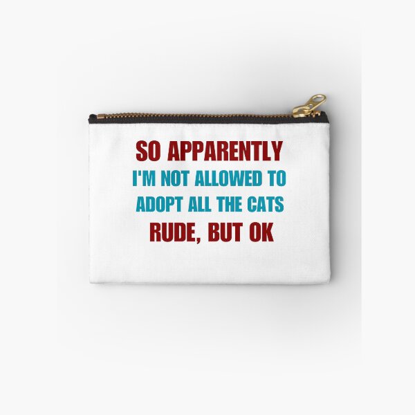 Item preview, So Apparently I'm Not Allowed To Adopt All The Cats Funny T-Shirt designed and sold by Qafilla  ⭐⭐⭐⭐⭐.