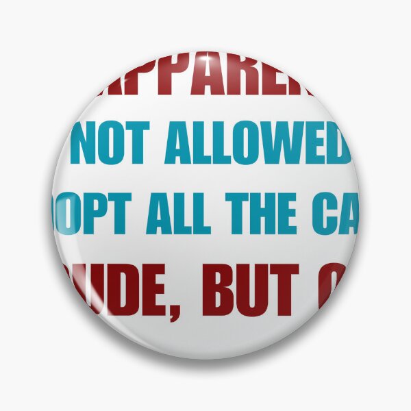 Item preview, So Apparently I'm Not Allowed To Adopt All The Cats Funny T-Shirt designed and sold by Qafilla  ⭐⭐⭐⭐⭐.