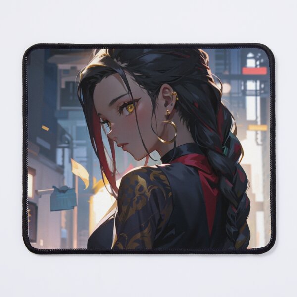 Item preview, Anime girl with long hair designed and sold by ShiroStore.