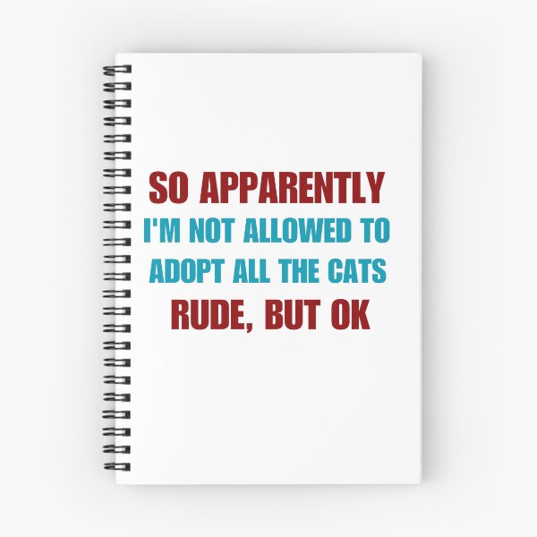 Item preview, So Apparently I'm Not Allowed To Adopt All The Cats Funny T-Shirt designed and sold by Qafilla  ⭐⭐⭐⭐⭐.