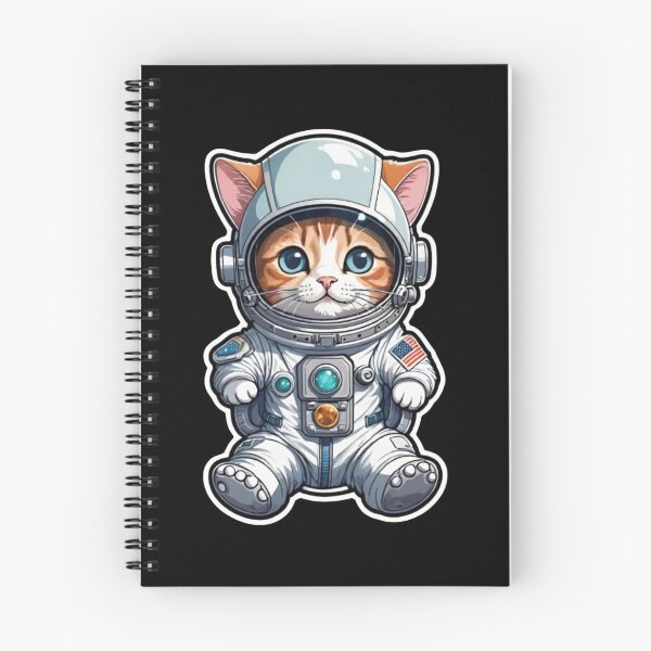Aperçu de l'œuvre Chat dans l'espace créée et vendue par Design4sub.