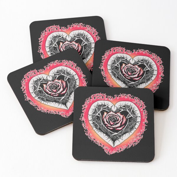 Item preview, Rose Thorn Heart designed and sold by Logo-A-GoGo.