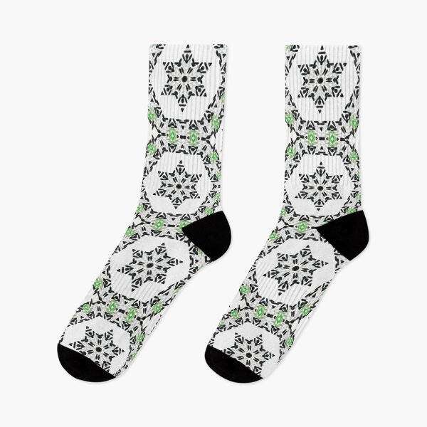 Item preview, Green and White Pattern  designed and sold by Nalwesya.