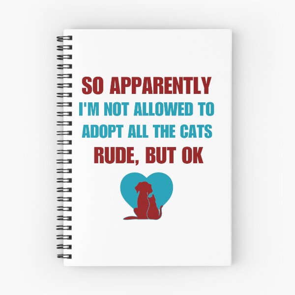 Item preview, So Apparently I'm Not Allowed To Adopt All The Cats Funny T-Shirt designed and sold by Qafilla  ⭐⭐⭐⭐⭐.