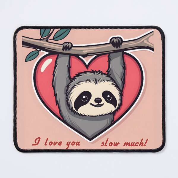 Item preview, Slothy Love: I Love You Slow Much designed and sold by Chroma Artis.