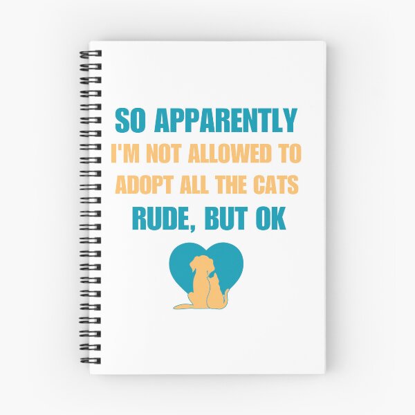 Item preview, So Apparently I'm Not Allowed To Adopt All The Cats Funny T-Shirt designed and sold by Qafilla  ⭐⭐⭐⭐⭐.