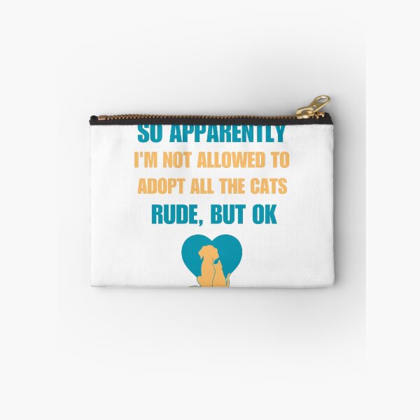 Item preview, So Apparently I'm Not Allowed To Adopt All The Cats Funny T-Shirt designed and sold by Qafilla  ⭐⭐⭐⭐⭐.
