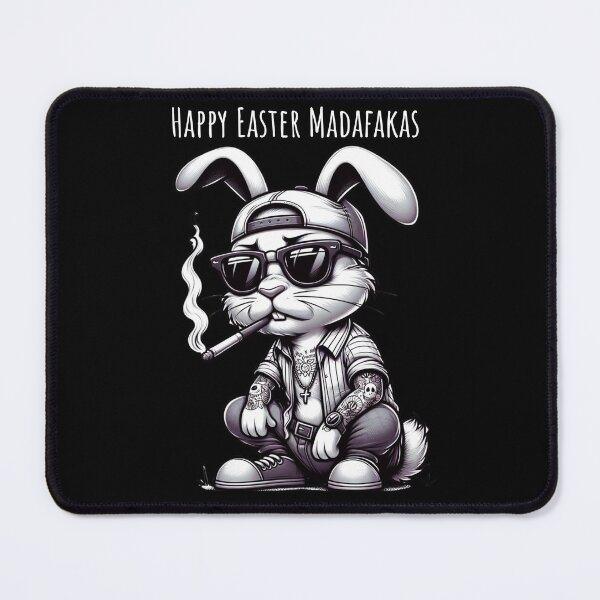 Item preview, Happy Easter Madafakas - Easter Swagger: Cool Bunny's Vibe" designed and sold by Sovi14.
