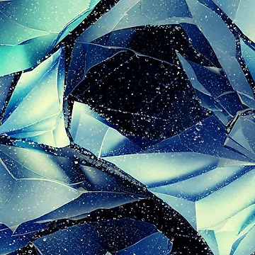 Artwork thumbnail, Abstract Blue Roses by MyAbstractInk