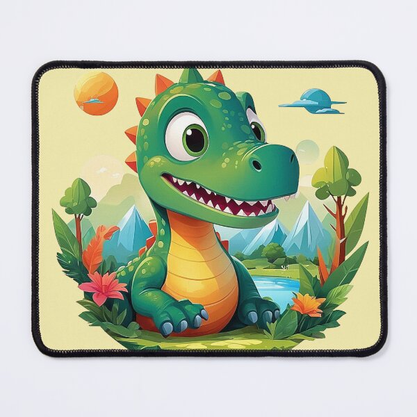 Item preview, Adorable baby dinosaur in natural paradise designed and sold by Minpadesign.