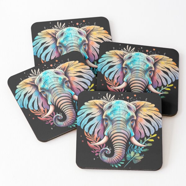 Item preview, Watercolour Head Elephant  designed and sold by Pawel Oska.