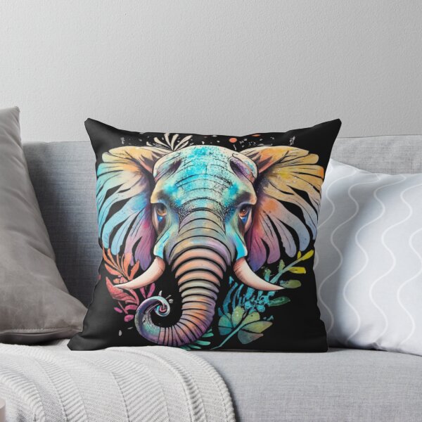 Item preview, Watercolour Head Elephant  designed and sold by Pawel Oska.