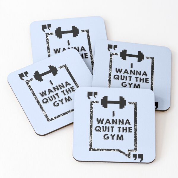 Item preview, I Wanna Quit The Gym designed and sold by Fanverse Merchandise.