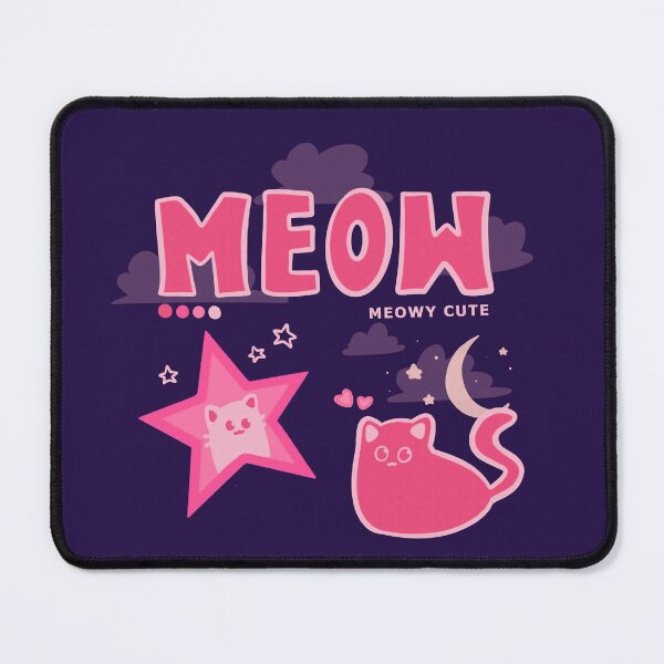 Item preview, MEOW - Meowy Cute! designed and sold by sillycattos.