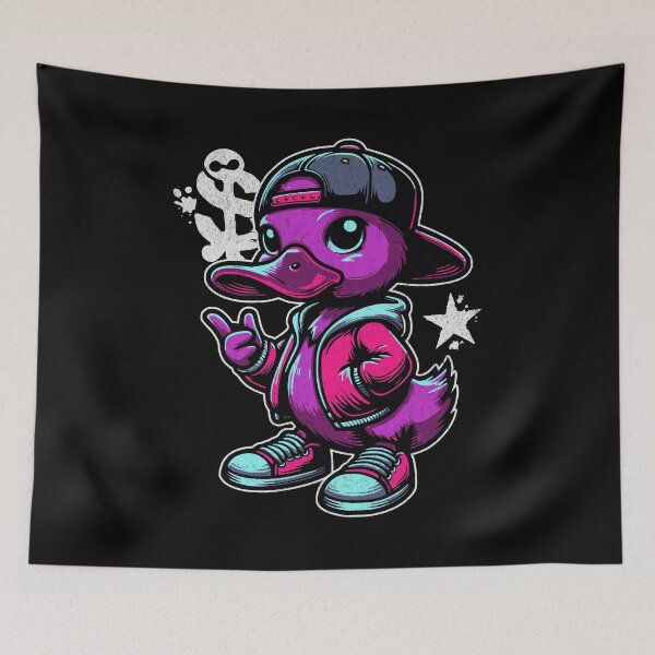 Item preview, Graffiti Duck designed and sold by DadDrivenDesign.