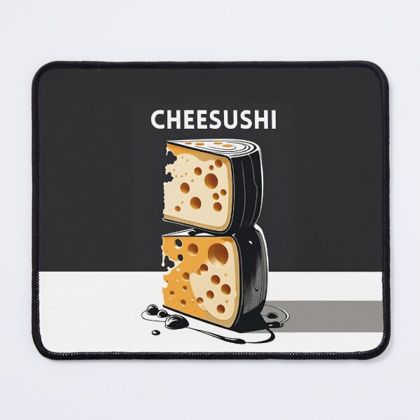 Item preview, Cheesushi Illustration: Stacked Scandinavian Cheese Resembling Sushi designed and sold by ironpalette.