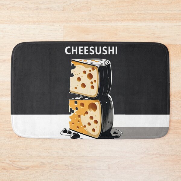Item preview, Cheesushi Illustration: Stacked Scandinavian Cheese Resembling Sushi designed and sold by ironpalette.