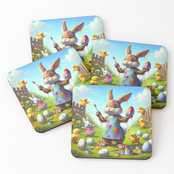 Item preview, Happy Easter - Spring Fling: Bunny's Painting Party designed and sold by Sovi14.