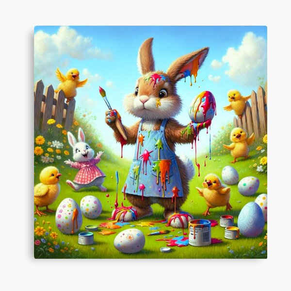 Item preview, Happy Easter - Spring Fling: Bunny's Painting Party designed and sold by Sovi14.
