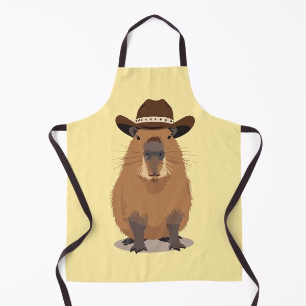 Item preview, Cowboy capybara. Cappybara wearing a cowboy hat. designed and sold by twisted-dot.