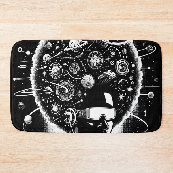 Item preview, Afro-futurism Afro Boy African Sci-fi  designed and sold by KitonicTees.