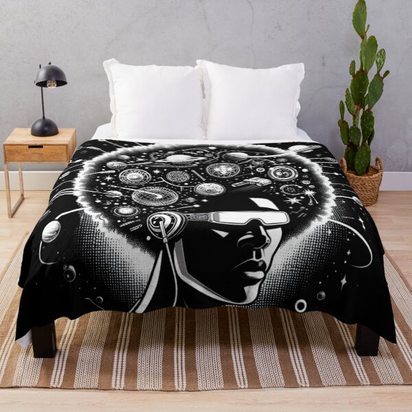 Item preview, Afro-futurism Afro Boy African Sci-fi  designed and sold by KitonicTees.