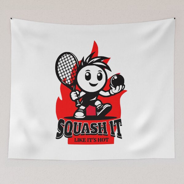 Item preview, Squash player designed and sold by Graffik-Peeps.