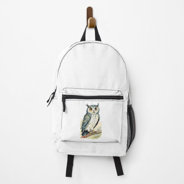 Item preview, Owl Sitting on a Branch. Watercolor designed and sold by EirinDesign.
