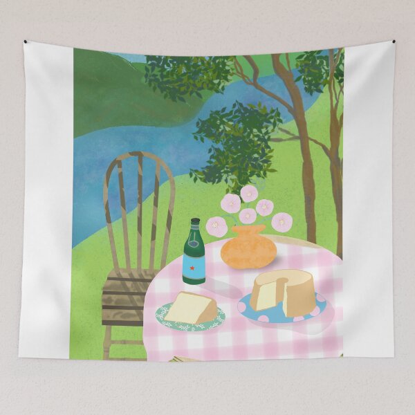 Item preview, Cake tree river mountain  designed and sold by Monmolast.