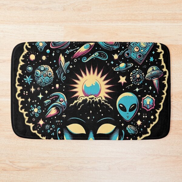 Item preview, Afrofuturism Afro Girl Cosmic designed and sold by KitonicTees.