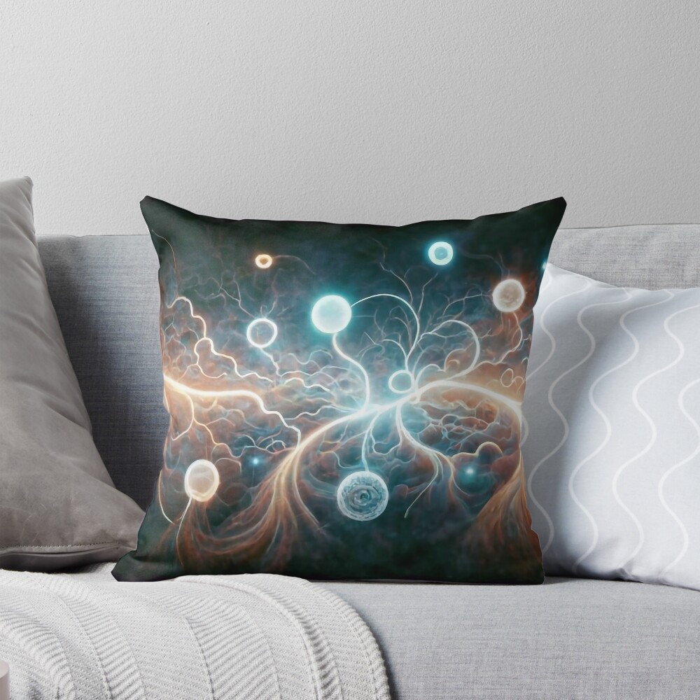 Item preview, Throw Pillow designed and sold by M-Y-A-R-T-.