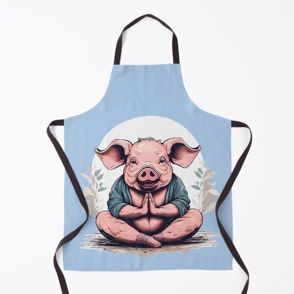 Item preview, Pig Yoga Namaste National Pig Day Humor designed and sold by taiche.