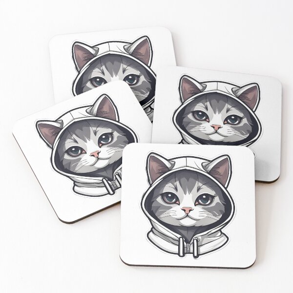Item preview, Cute Cat dark color designed and sold by PrintCreations9.
