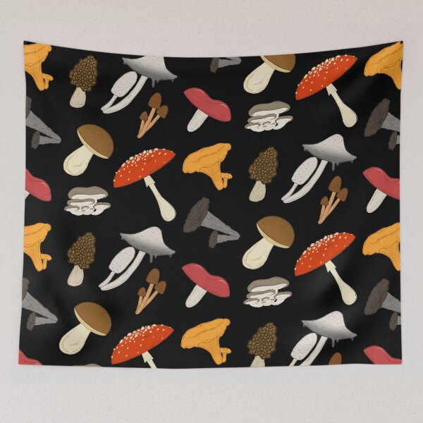 Item preview, Wild mushrooms designed and sold by vintagejudy.
