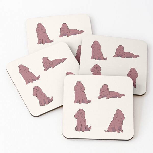 Item preview, Cute Field spaniel dog illustration pack designed and sold by Mayarart.