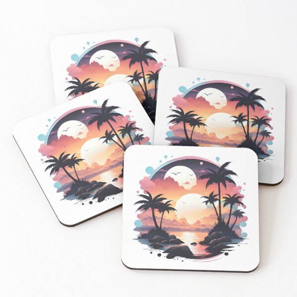 Item preview, Lonely magical island is sunset tones  designed and sold by Zatch-Bell.