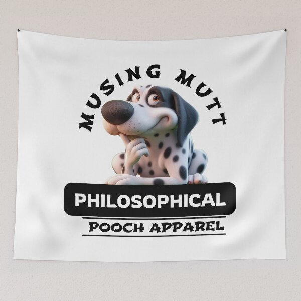 Item preview, Musing Mutt: Philosophical Pooch Apparel designed and sold by Hungry-Murphy.