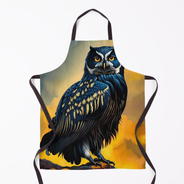 Item preview, Blue Black Owl, Ai Generated Art  designed and sold by ACC .